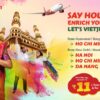 Vietjet Unveils Exclusive Holi Festive Sale with Fares Startingat Just INR11