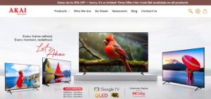 AKAI India Launches New D2C Website with Exclusive Deals