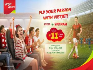 Vietjet launches promotional fares from INR11 across India-Vietnam network, opens new gateway to Sri Lanka