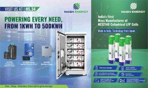 NASH Energy to Showcase Made in India LFP Cell and Energy Storage Solutions at The Battery Show India 2026